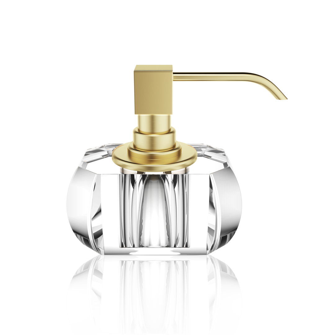 Decor Walther, Kristall Seifenspender, Gold matt