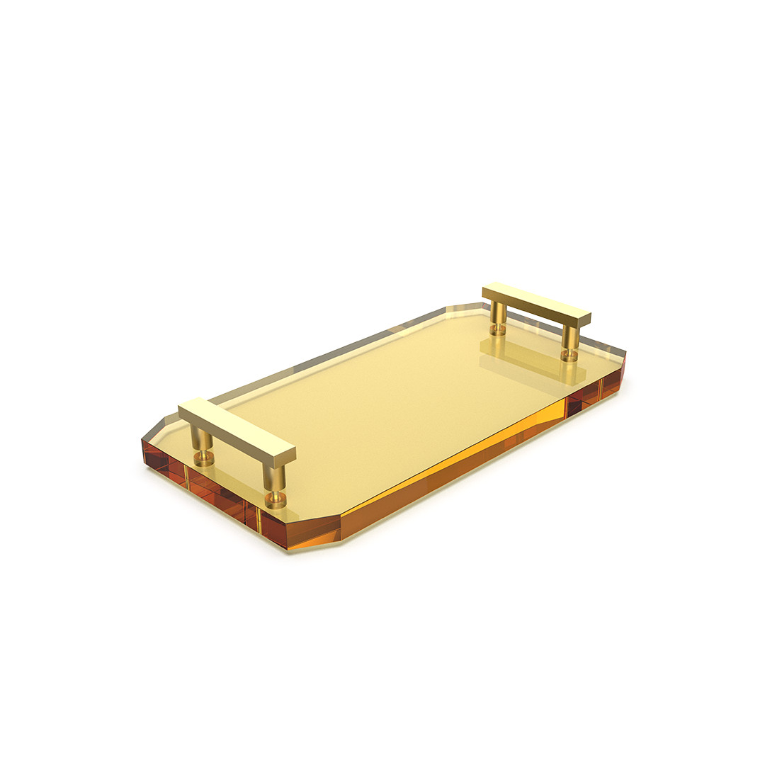 Decor Walther, Tabletts KRISTALL KR TAB, goldmatt
