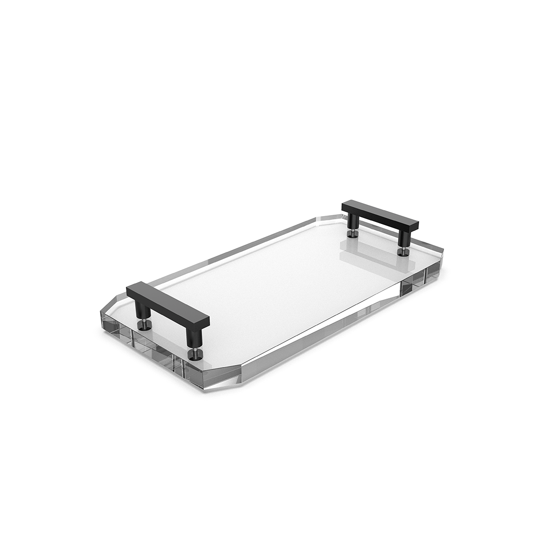 Decor Walther, Tabletts KRISTALL KR TAB, schwarz
