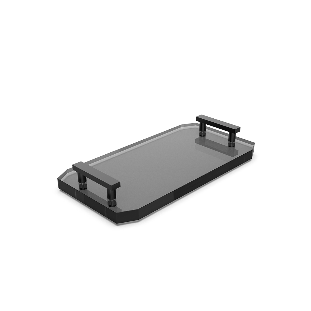Decor Walther, Tabletts KRISTALL KR TAB, schwarz
