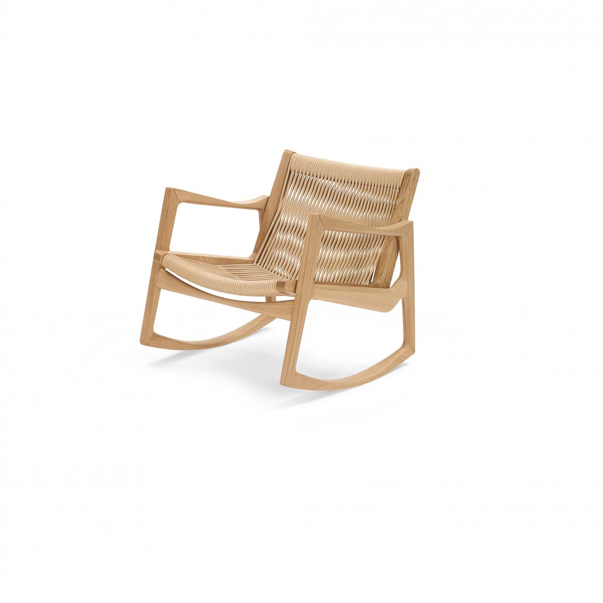 ClassiCon, Euvira-Rocking-Loungsesselm, Eiche natur