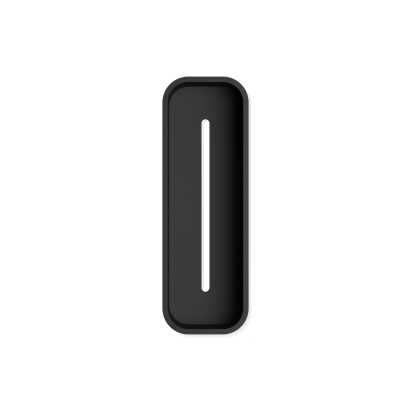Decor Walther Black Stone Duschablage in Schwarz.