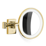 Decor Walther Wandkosmetikspiegel BS 40 in 24 Kt. Gold glänzend.