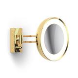 Kosmetikspiegel BS 36 von Decor Walther in 24 Karat Gold glänzend.