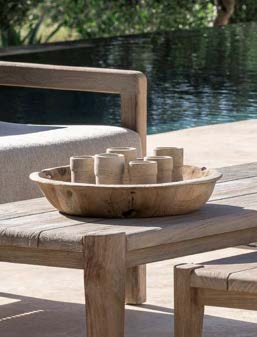 Bowl Tango aus Teak