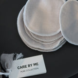 CARE BY ME Abschminkpads in Hellgrau aus Bio-Baumwolle