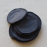 CARE BY ME Abschminkpads in Anthrazit aus Bio-Baumwolle