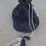 CARE BY ME Abschminkpads in Anthrazit aus Bio-Baumwolle