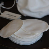 CARE BY ME Abschminkpads in Weiss aus Bio-Baumwolle