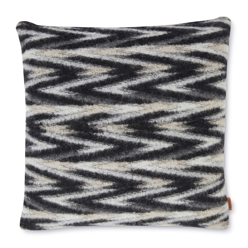 Kissen Beaver von Missoni aus Wolle mit Inhalt.