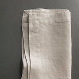 Serviette TAB aus Leinen, Marmor/Elfenbein