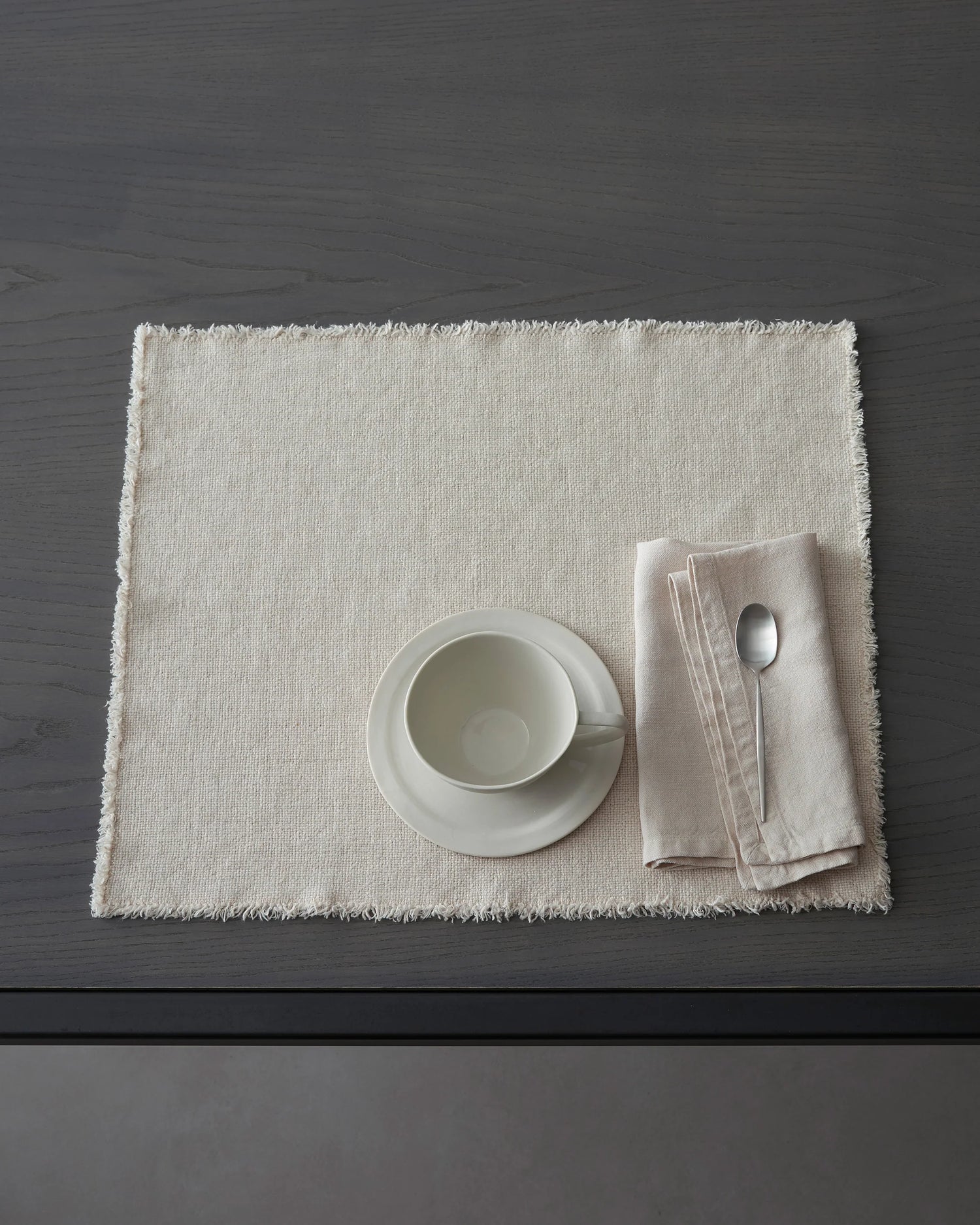 Tischset Maya aus Leinen, Marmo