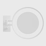 Decor Walther Wandkosmetikspiegel BS 36 in der Farbe Weiss matt.