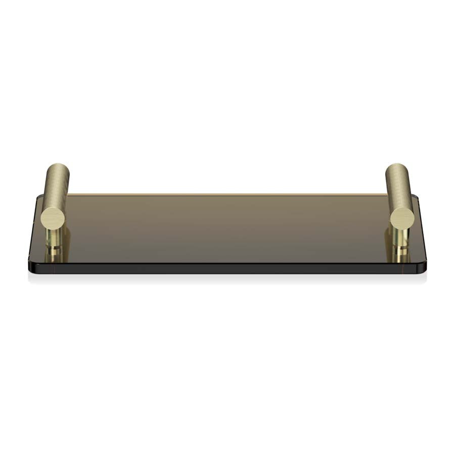 Decor Walther Tablett in mattem Gold.