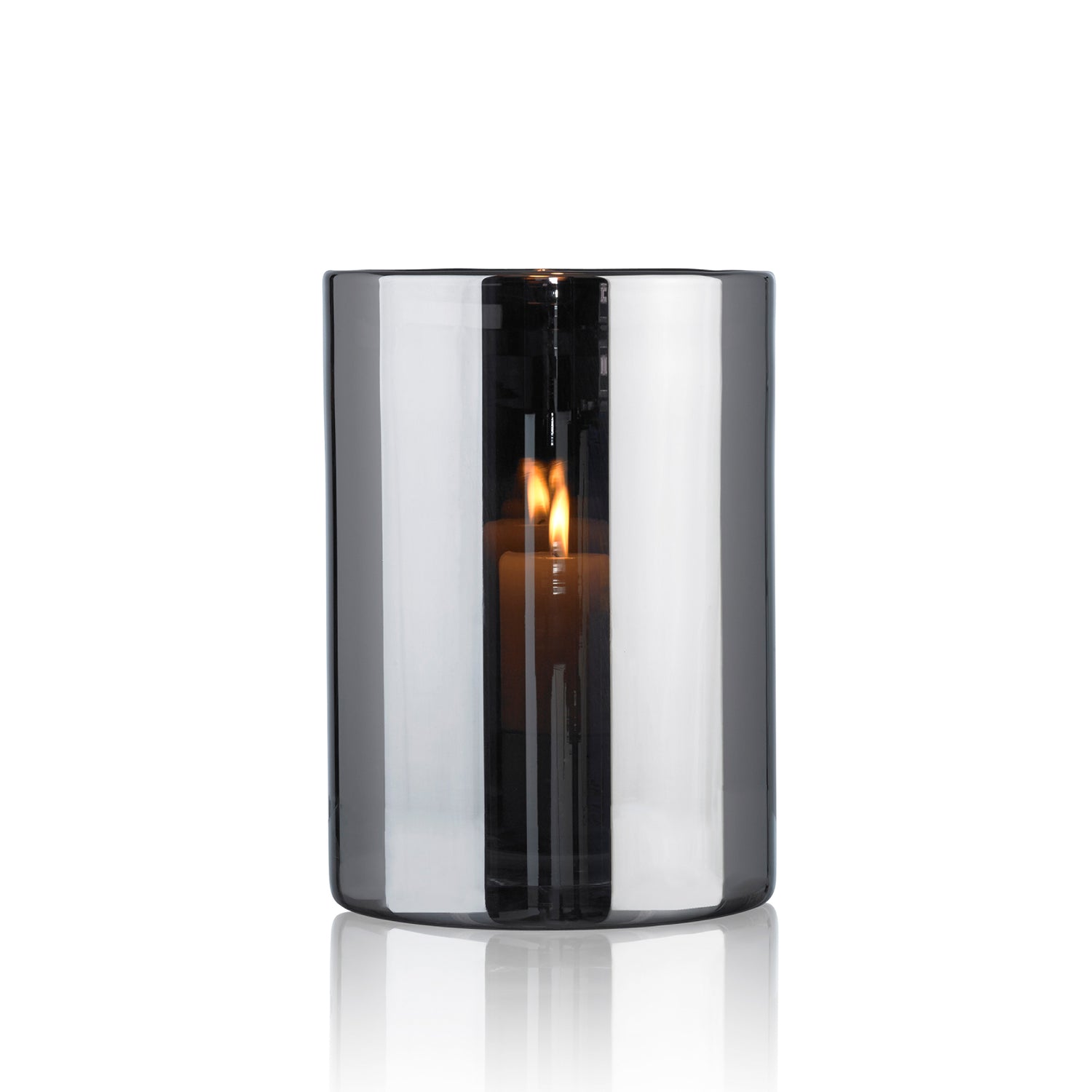 Skogsberg und Smart Hurricane Silber Windlicht
