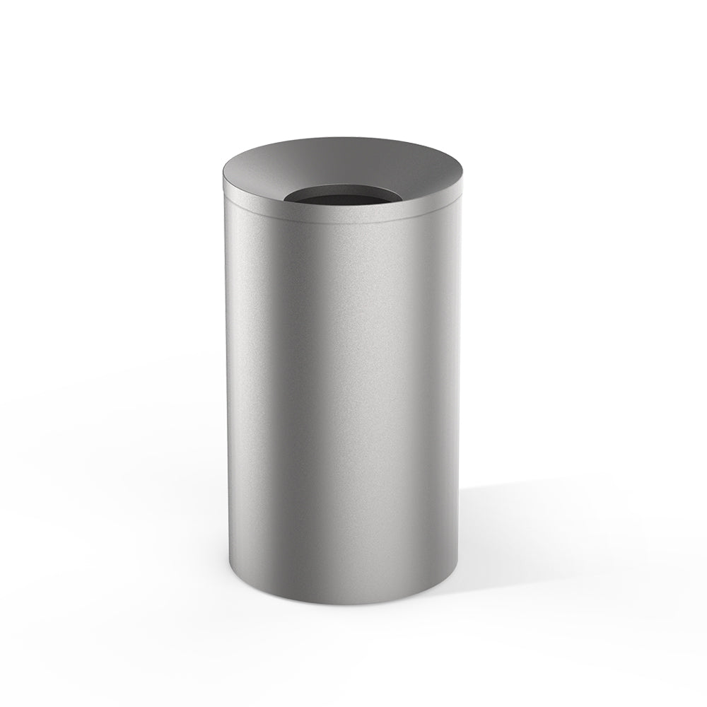 Abwurfbehälter DW 240 von Decor Walther in Edelstahl matt