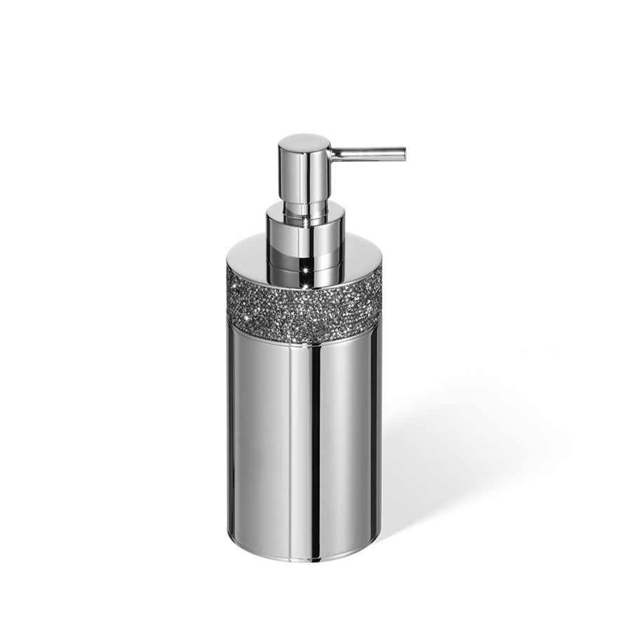 Decor Walther Standseifenspender mit Swarovski Kristallen in Chrom