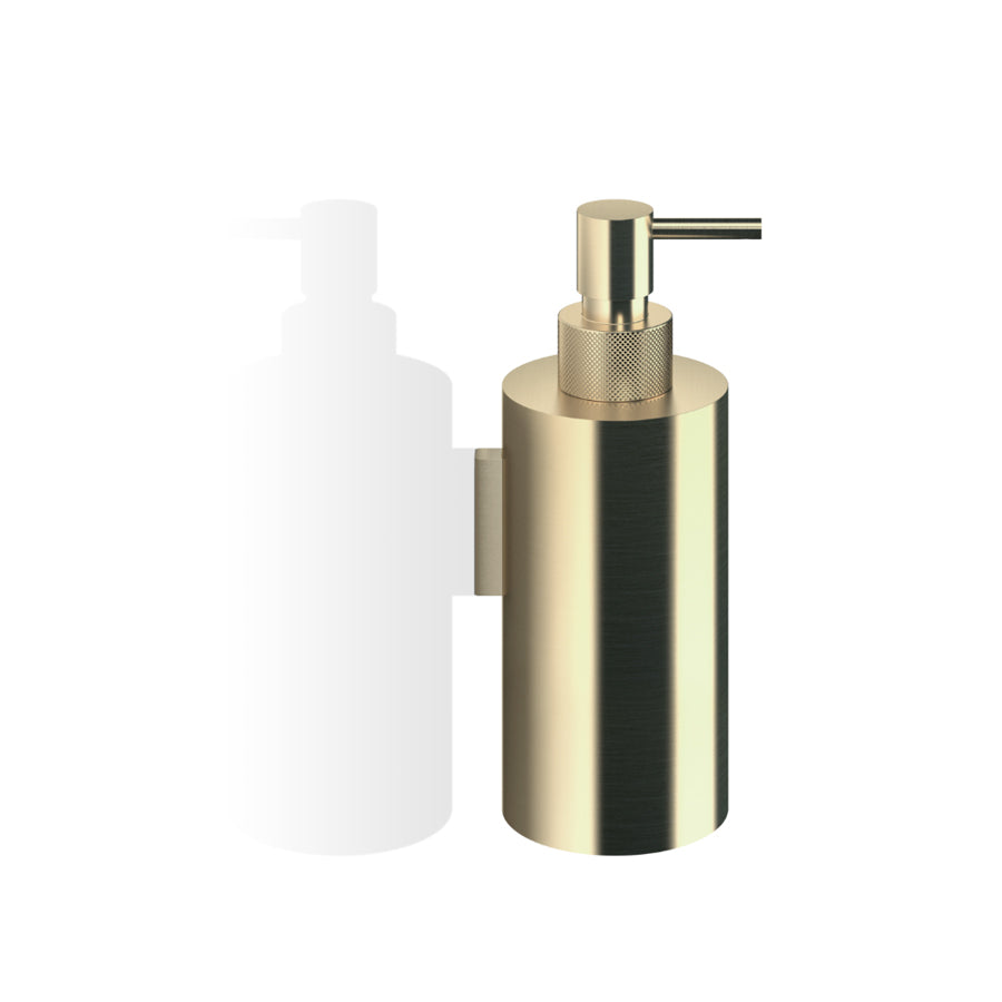Decor Walter Seifenspender fuer die Wand in mattem Gold.