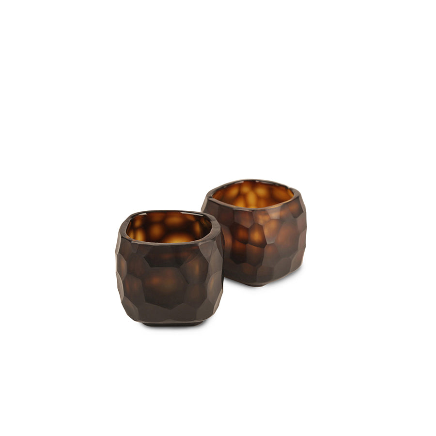 Guaxs Windlichter Yava in Butter Brown.