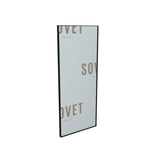 Sovet Visual Spiegel rechteckig mit Rahmen