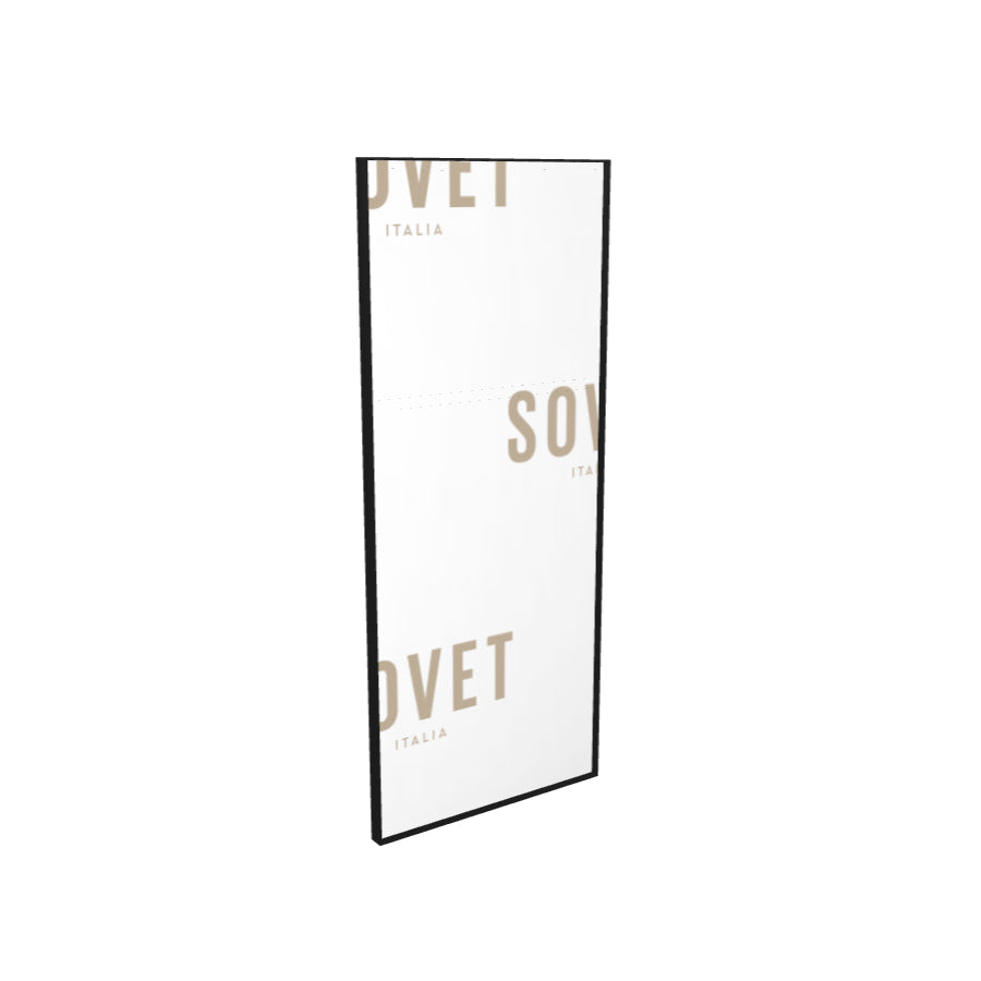 Sovet Visual Rechteckiger Spiegel in der Farbe Mocca