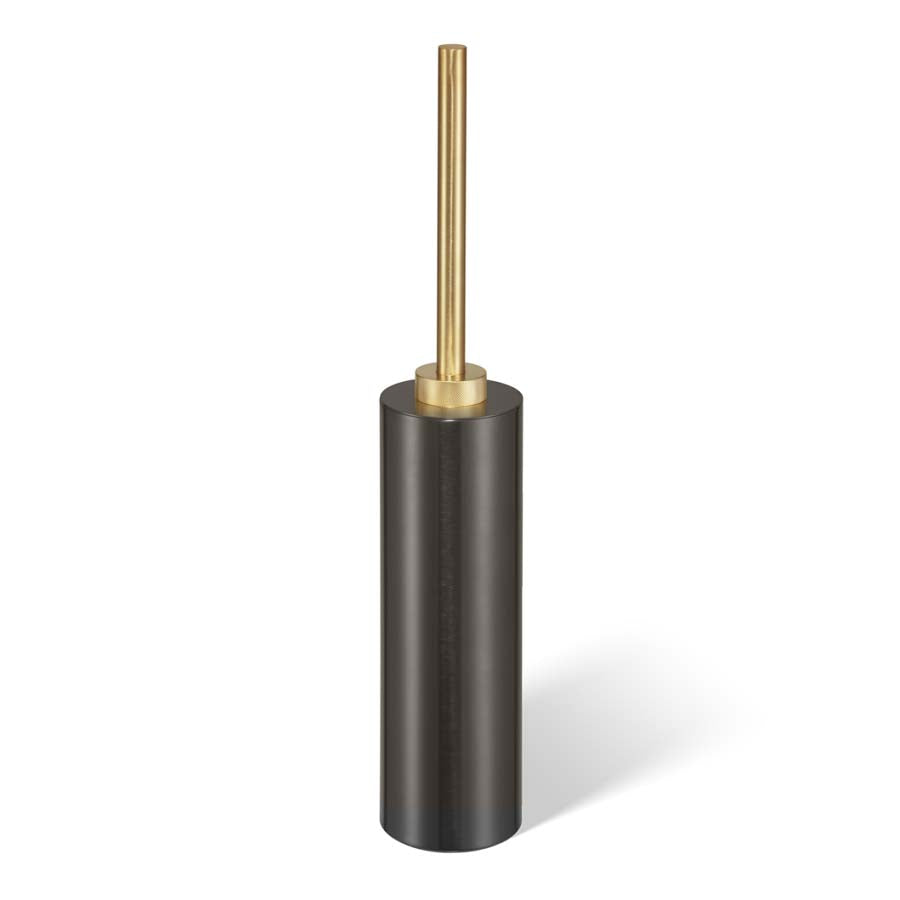 Decor Walther WC-Buersten Garnitur in dunkelbronze und gold.