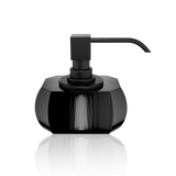 Decor Walther, Kristall Seifenspender, Schwarz matt