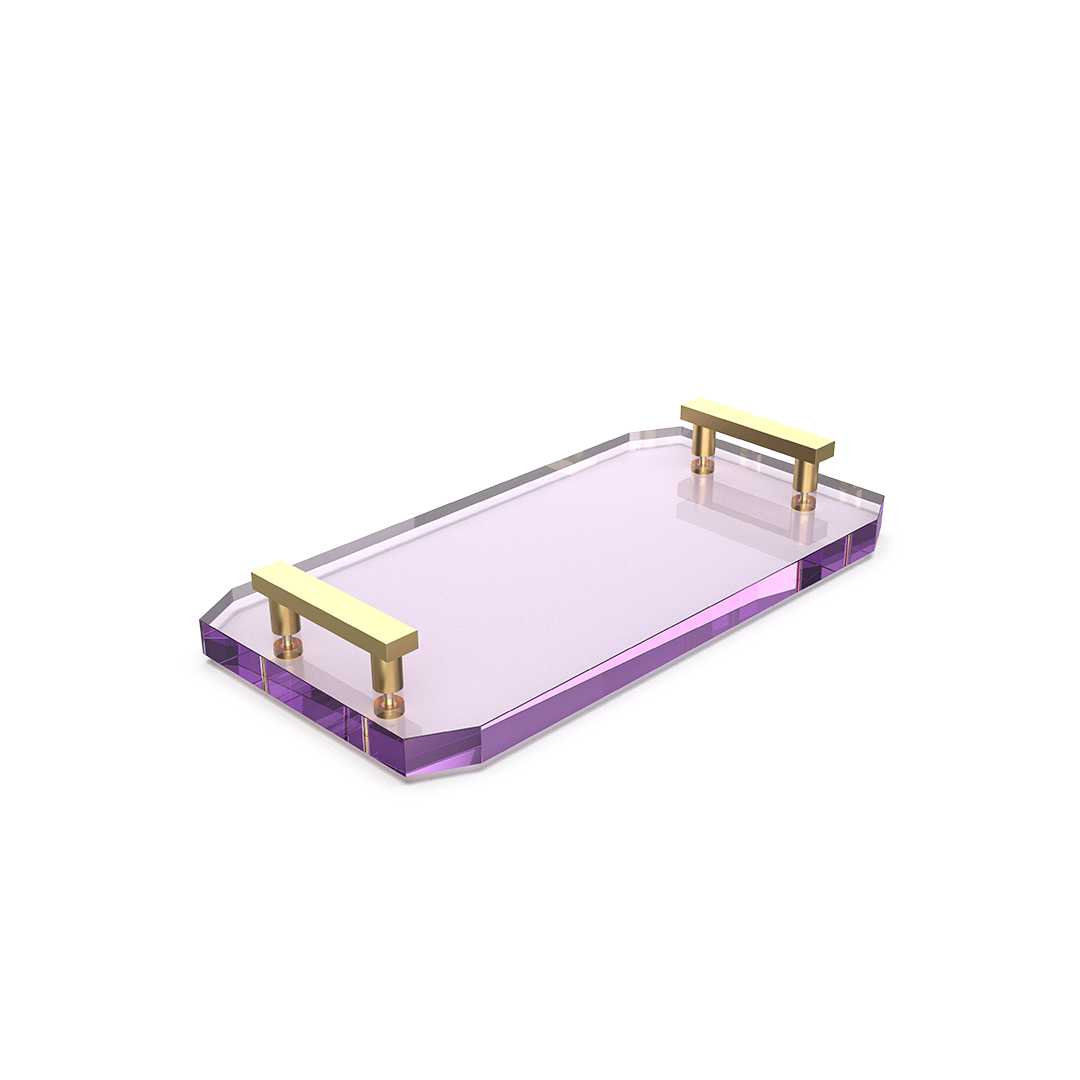 Decor Walther, Tabletts KRISTALL KR TAB, goldmatt