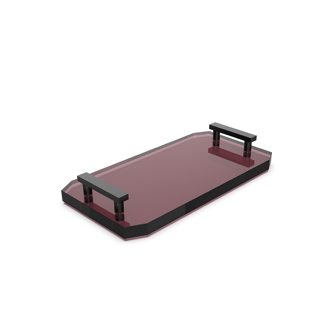 Decor Walther, Tabletts KRISTALL KR TAB, schwarz