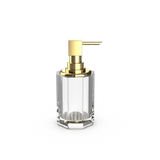 Decor Walther, Kristall Seifenspender freistehend, gold