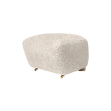 Audo Copenhagen, The Tired Man Ottoman, Hocker, Schaffell