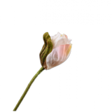 Silk-ka, Mohnzweig pfirsich,, 74 cm