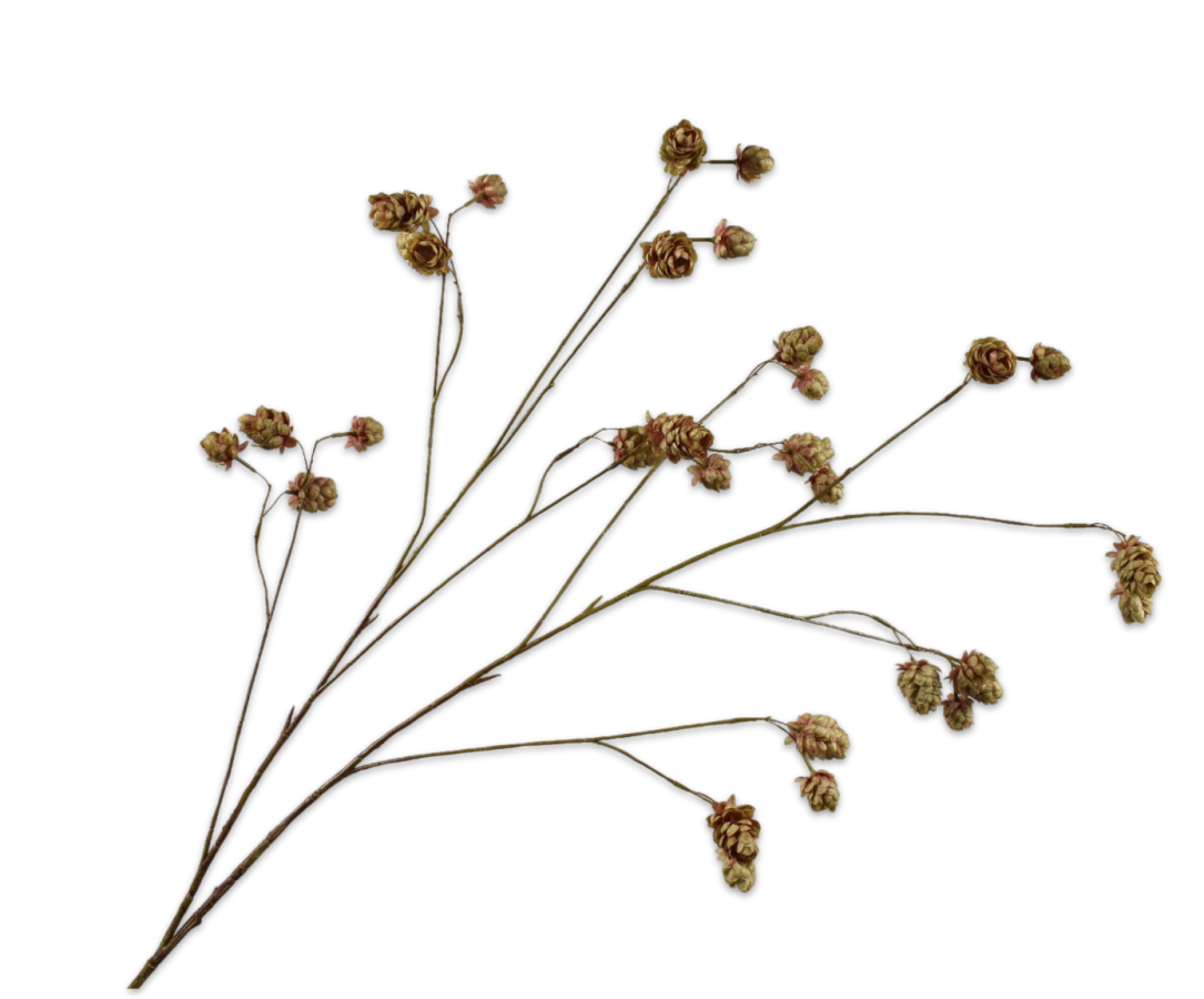Silk-kla, Hopfen Zweig braun/grün, 109 cm