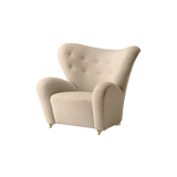 Audo Copenhagen, The Tired Man, Lounge-Sessel, Textil