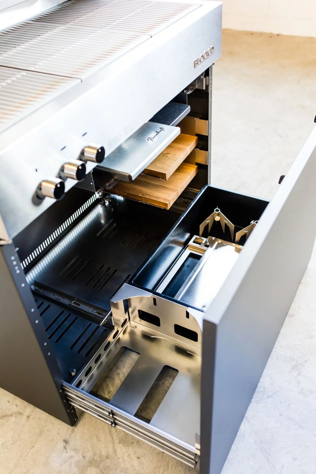Flammkraft, Premium-Gasgrill, BLOCK Ds (Gen. 5)