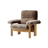 Audo Copenhagen, Brasilia Lounge Chair, Schaffell