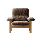 Audo Copenhagen, Brasilia Lounge Chair, Schaffell