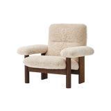 Audo Copenhagen, Brasilia Lounge Chair, Schaffell