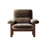 Audo Copenhagen, Brasilia Lounge Chair, Schaffell