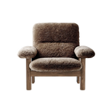 Audo Copenhagen, Brasilia Lounge Chair, Schaffell