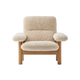Audo Copenhagen, Brasilia Lounge Chair, Schaffell