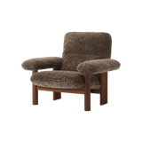 Audo Copenhagen, Brasilia Lounge Chair, Schaffell