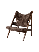 Audo Copenhagen, Knitting-Lounge-Sessel, Schaffell