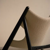 Audo Copenhagen, Knitting-Lounge-Sessel, Schwarzeiche