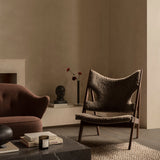 Audo Copenhagen, Knitting-Lounge-Sessel, Schwarzeiche