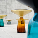 ClassiCon, Bell-Kaffee-Tisch, Metallaufsatz Messing