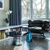 ClassiCon, Bell-Kaffee-Tisch, Metallaufsatz Schwarz