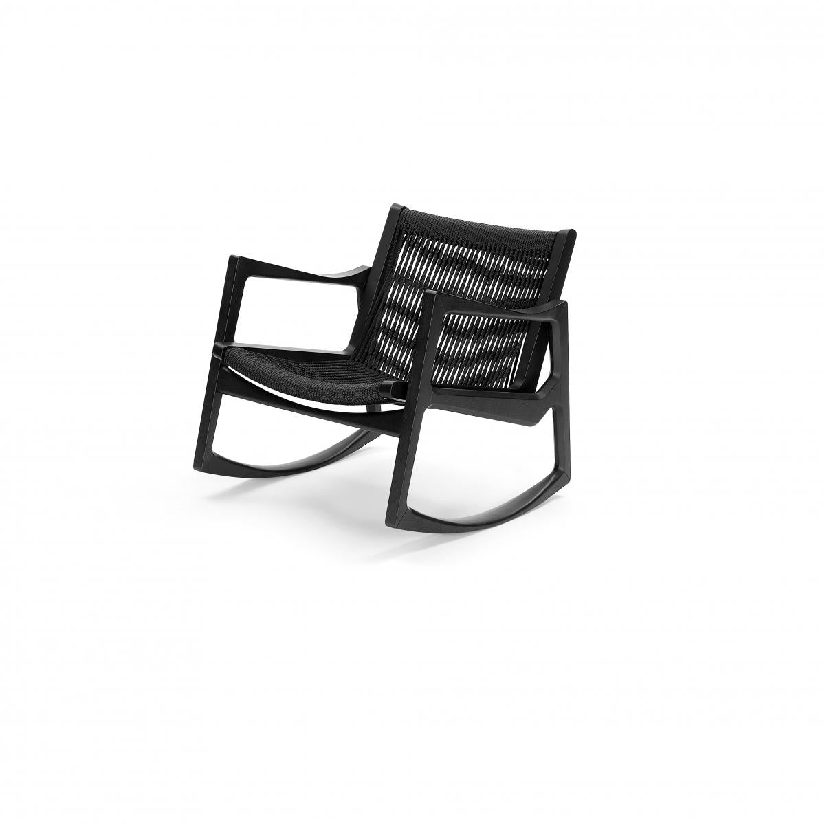 ClassiCon, Euvira-Rocking-Loungsesselm, Eiche schwarz