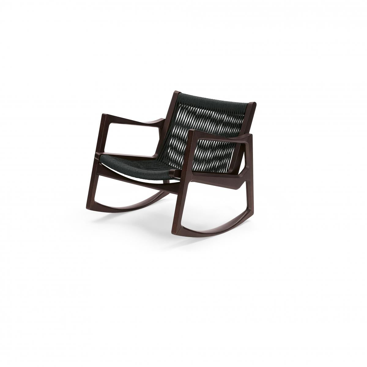 ClassiCon, Euvira-Rocking-Loungsesselm, Eiche schwarz