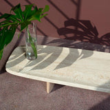 ClassiCon, Matéria Beistelltisch, Tavertin natur